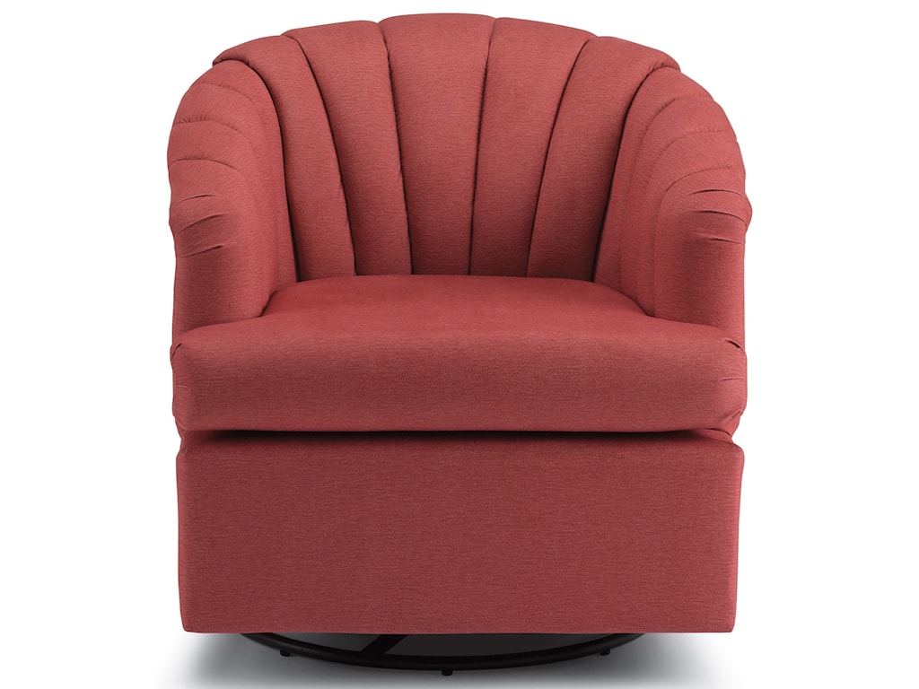 Best Home Furnishings Chairs - Swivel Barrel Elaine Swivel Glider Chair